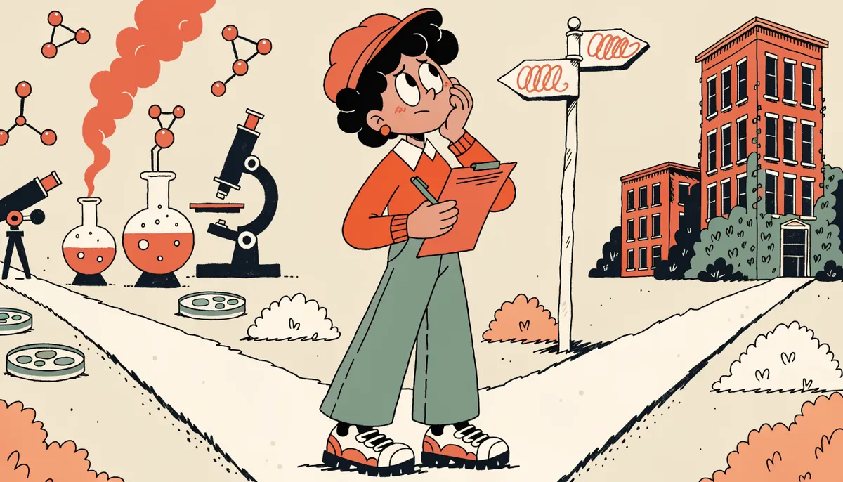 Student at a crossroads deciding whether to take the optional ACT Science section